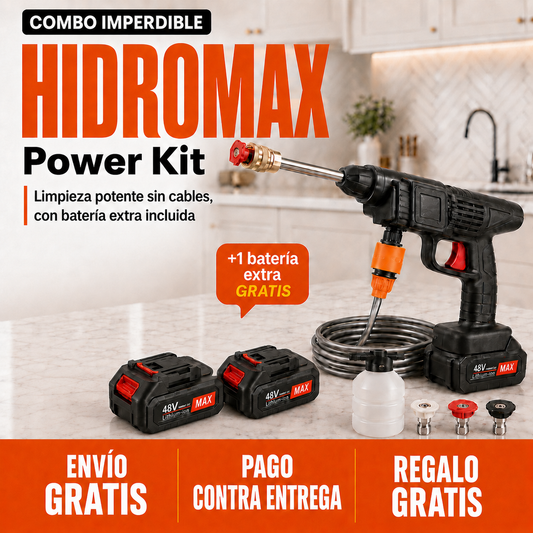 HydroMax™ – Hidrolavadora Inalámbrica de Alta Presión + Regalo Gratis 🎁